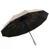 GoodsZori 24-Rib Black-Coated Automatic Umbrella - product image 1