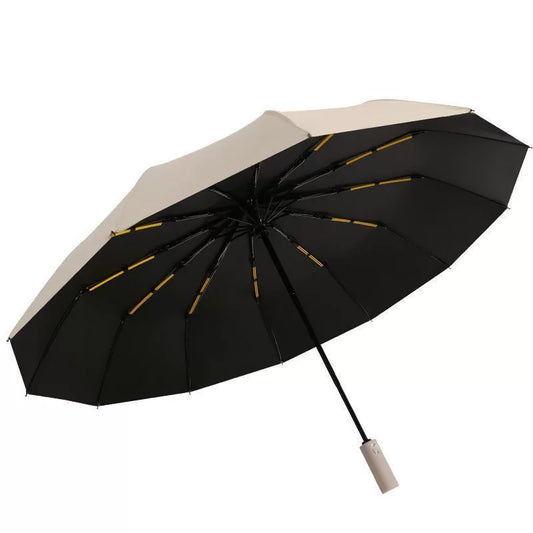 GoodsZori 24-Rib Black-Coated Automatic Umbrella - product image 1