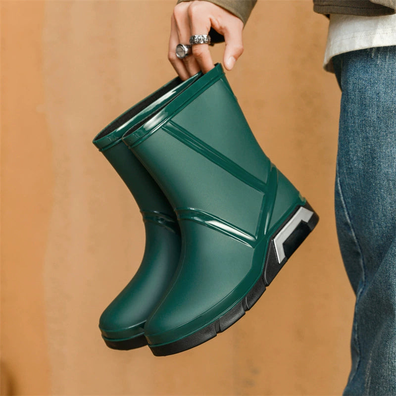 GoodsZori Men's Mid-Calf Outdoor Rain Boots - product image 1